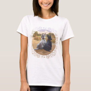 Wheaten & Black Scottish Terrier T-Shirt