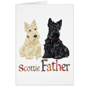 Wheaten & Black Scottish Terriers Father