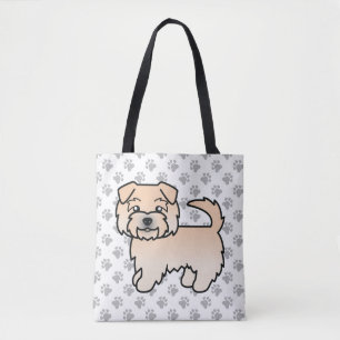 Wheaten Norfolk Terrier Cartoon Dog & Paws