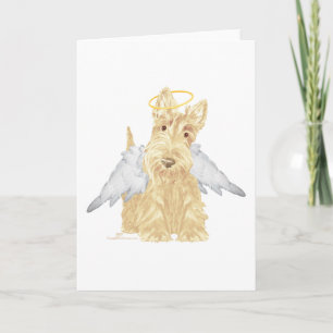 Wheaten Scottie Angel Karte