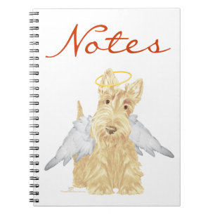 Wheaten Scottie Angel Notizblock