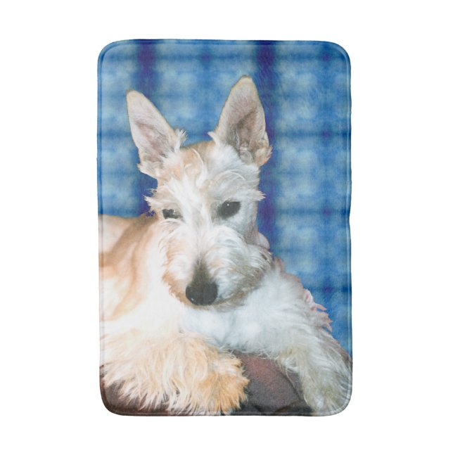 Wheaten Scottie Bath Mat Badematte (Vorderseite Vertikal)