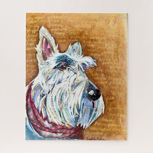 Wheaten Scottie Puzzle (Vertikal)