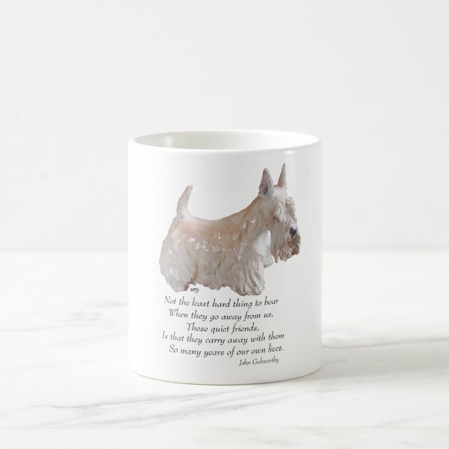 Wheaten Scottish Terrier Rainbow Bridge Kaffeetasse (Mittel)