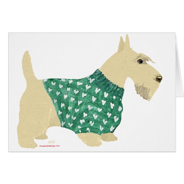 Wheaten Scottish Terrier Sweater (Vorderseite (Horizontal))