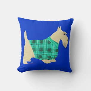 Wheaten Scottish Terrier Sweater Pillow Kissen
