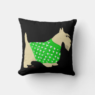 Wheaten-Skottischer-Terrier-Pullover-Kissen Kissen
