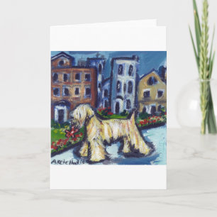 wheaten Stadt-Hund Karte