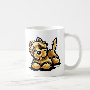 Wheaten Steinhaufen-Terrier-Kunst Tasse