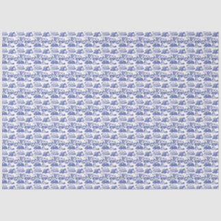 WHEATEN Terrier Blue Toile Seidenpapier