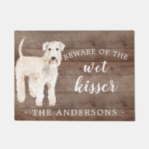 Wheaten Terrier Dog Personalisiert Dog Mat