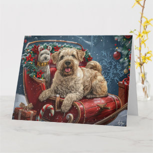 Wheaten Terrier Dog Weihnachtsfest Karte