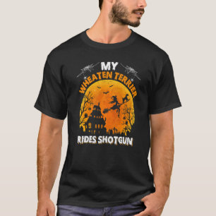 Wheaten Terrier fährt als Beifahrer Wheaten Terrie T-Shirt