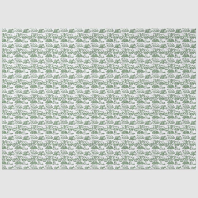 WHEATEN Terrier Green Toile Seidenpapier (Vorderseite)