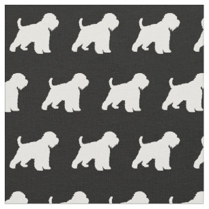 Wheaten Terrier Hund Silhouette Haustier Stoff