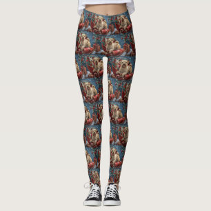 Wheaten Terrier Hund Weihnachtsfestlich Leggings