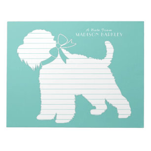 Wheaten Terrier Hund Welpe Notizblock