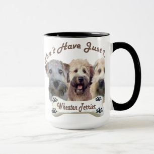 Wheaten Terrier kann gerade eine nicht haben Tasse