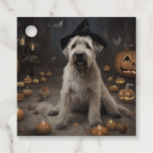 Wheaten Terrier Kürbisse Halloween Gruselig Geschenkanhänger
