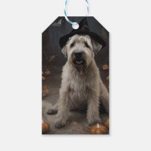 Wheaten Terrier Kürbisse Halloween Gruselig Geschenkanhänger