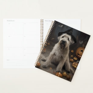 Wheaten Terrier Kürbisse Halloween Gruselig Planer