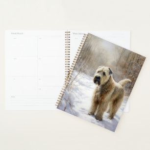 Wheaten Terrier Lass es schneien Weihnachten Planer