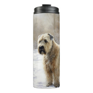 Wheaten Terrier Let It Snow Weihnachten Thermosbecher