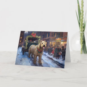 Wheaten Terrier Weihnachtsfestzeit Karte