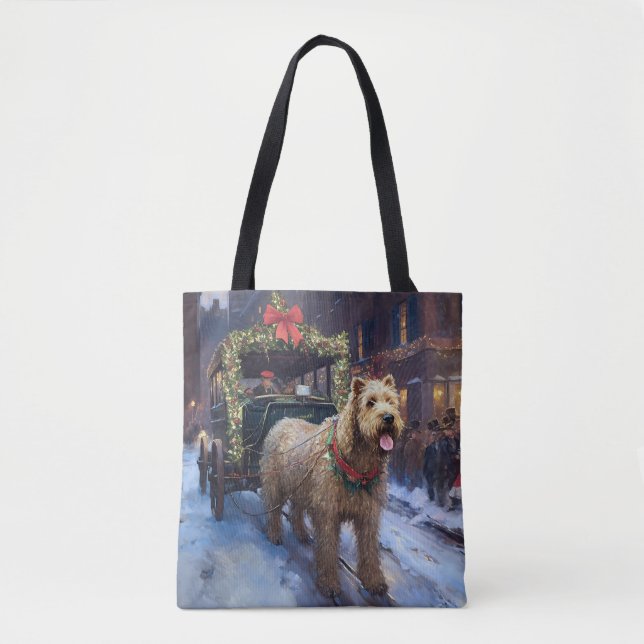 Wheaten Terrier Weihnachtssaison (Vorderseite)