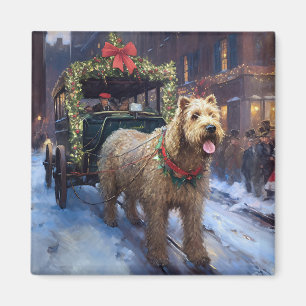 Wheaten Terrier Weihnachtssaison Magnet