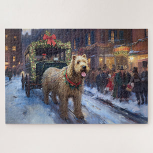 Wheaten Terrier Weihnachtssaison Puzzle