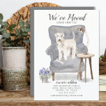 Wheaten Terrier Wir haben uns bewegt bewegende Ank Ankündigung<br><div class="desc">Mit unserer attraktiven Wheaten Terrier Bewegungs-Karte geben Sie Ihre neue Zuhause-Adresse an Ihre Freunde und Familie weiter. Einfach mit Ihrer neuen Adresse, Telefon- und E-Mail-Adresse anpassen. Drehen Sie unsere stilvolle Ankündigung um, um einen koordinierenden Rücken für eine besondere Touch zu sehen. Besuchen Sie unseren Shop, um unser großes Sortiment an...</div>