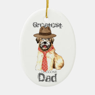 Wheaten Vater Keramik Ornament