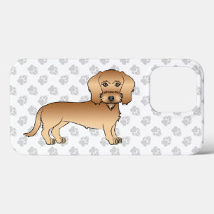 Wheaten Wire Haired Dachshund Cartoon Hund und Pfo Case-Mate iPhone Hülle