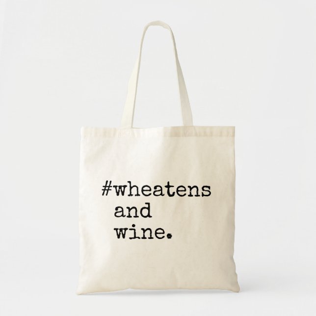 Wheatens und Wein Tragetasche (Vorne)