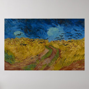 Wheatfield mit Crows Vincent van Gogh Poster