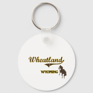Wheatland Wyoming City Classic Schlüsselanhänger