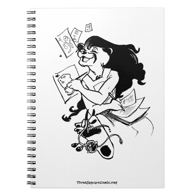Whee! Kreativität! Notizbuch Notizblock (Vorderseite)