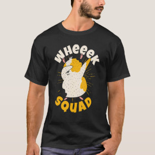 Wheek Squad Graphic Guinea Pig Owner Pet Cavy Anim T-Shirt