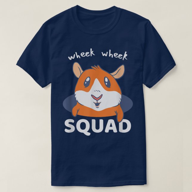 Wheek Wheek Squad Guinea Pig T-Shirt (Design vorne)