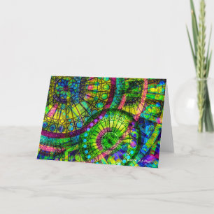 "Wheel of Fortune" greeting card Karte