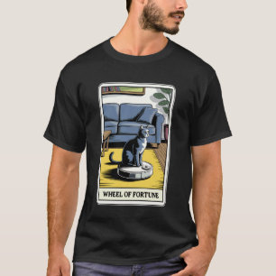 Wheel of Fortune Roboter-Staubsauger Lustige Tarot T-Shirt