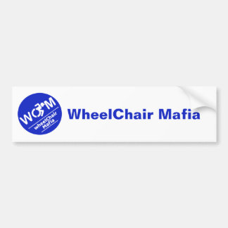 WheelChair Mafia bumper sticker Autoaufkleber