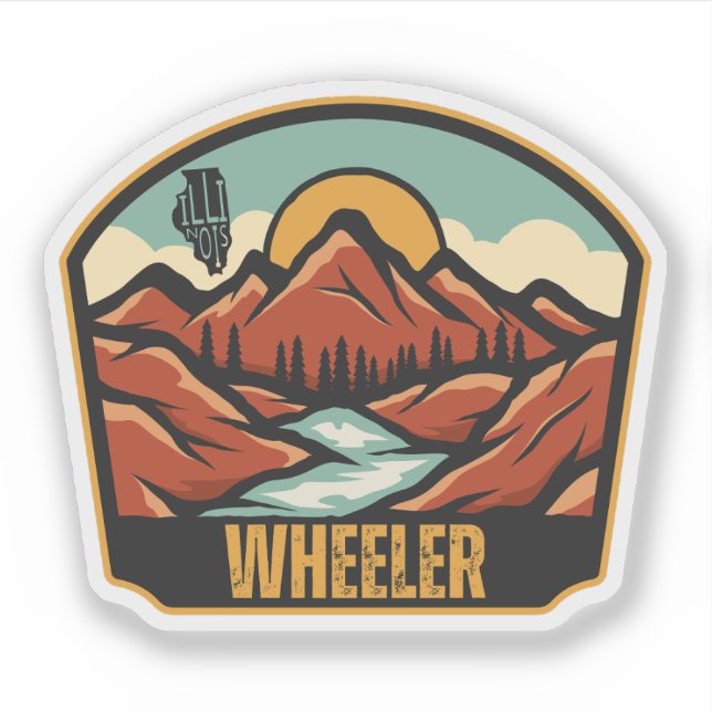 Wheeler, Illinois Aufkleber (Vorderseite)