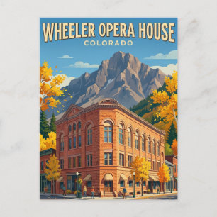 Wheeler Opera House Colorado Postkarte