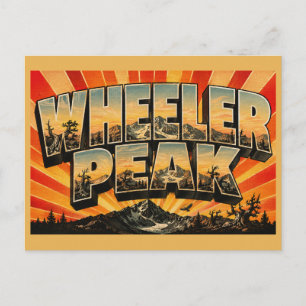 Wheeler Peak Nevada Alpengletscher Borstenkiefern  Postkarte