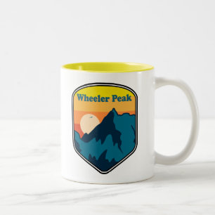 Wheeler Peak New Mexico Sunrise Zweifarbige Tasse