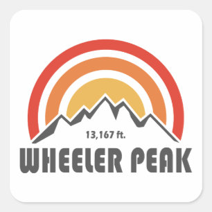 Wheeler Peak Quadratischer Aufkleber