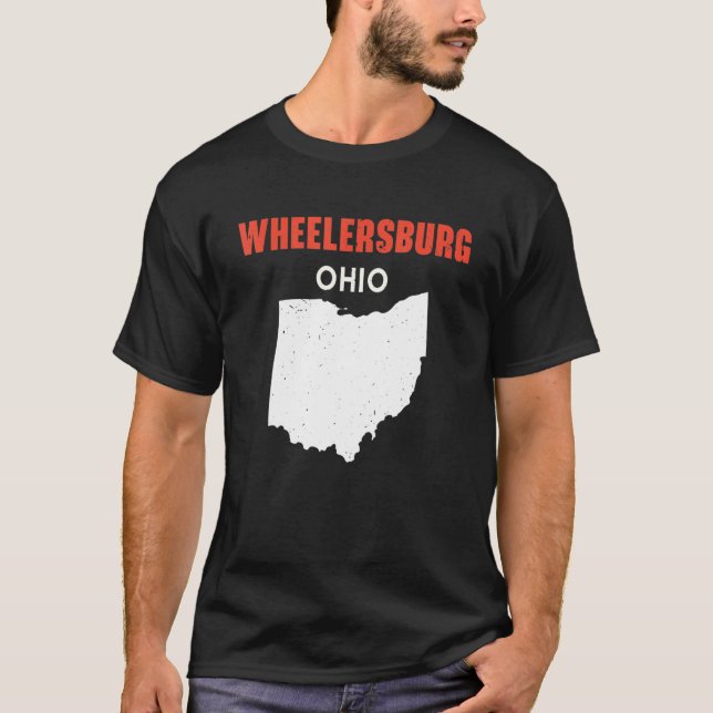 Wheelersburg Ohio USA State America Travel Ohioan T-Shirt (Vorderseite)