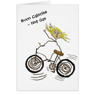 Wheeley der glückliche Bicycler brennt